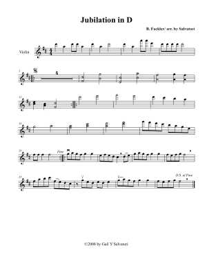 wedding processional for violin and lever harp sheet music